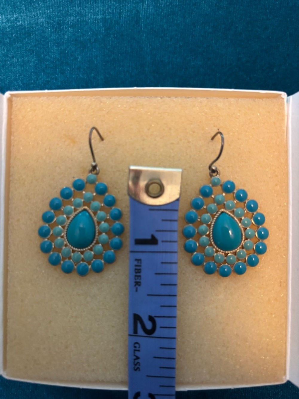 Stella & Dot Charlize Teardrop earrings with original box - Picture 7 of 7